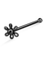 Spiral Flower Shaped Bone Nose Stud NSKD-25B